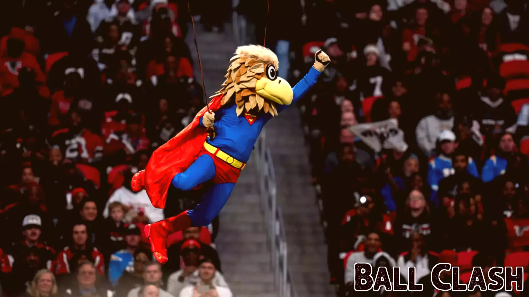 Fly Alongside Freddie the Falcon, Atlanta's Daredevil Mascot