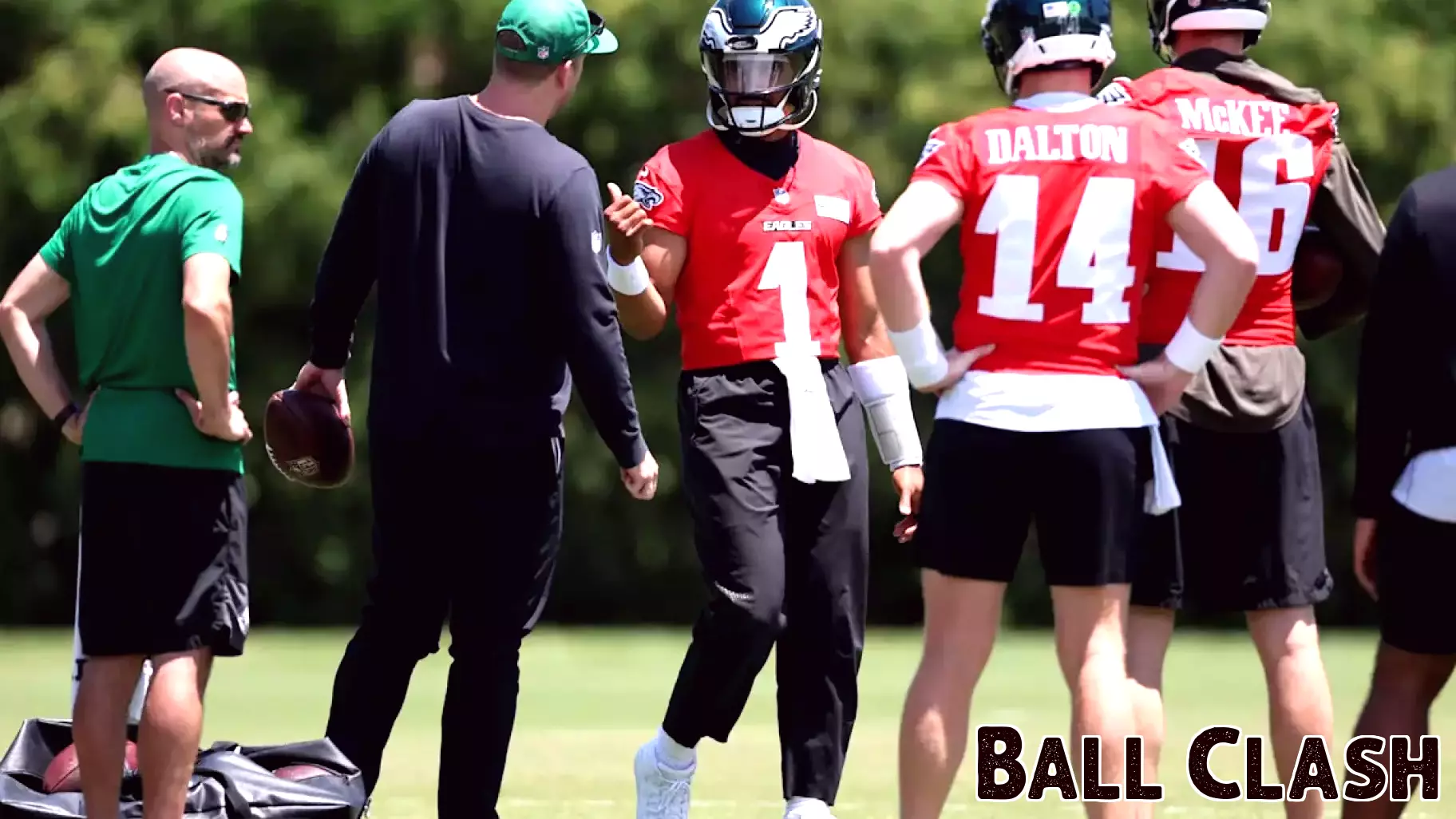 Jalen Hurts catches stray from Eagles social media team