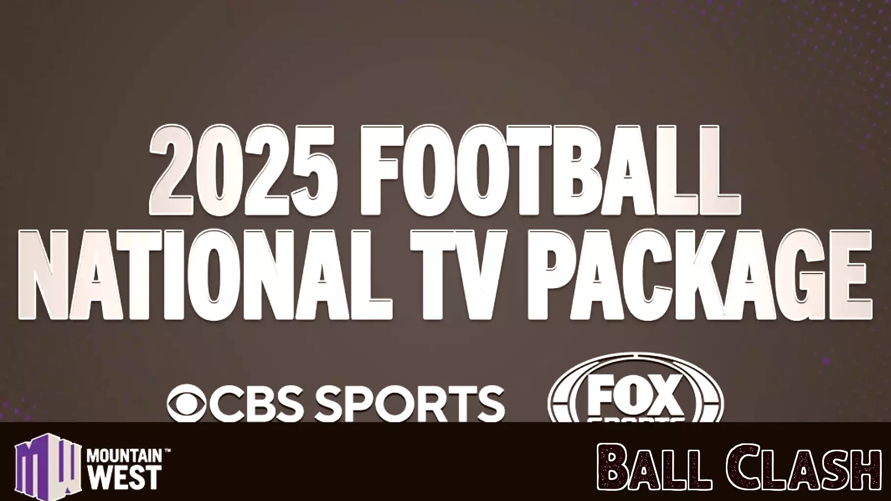 Mountain West Unveils 2025 Football National Television Package