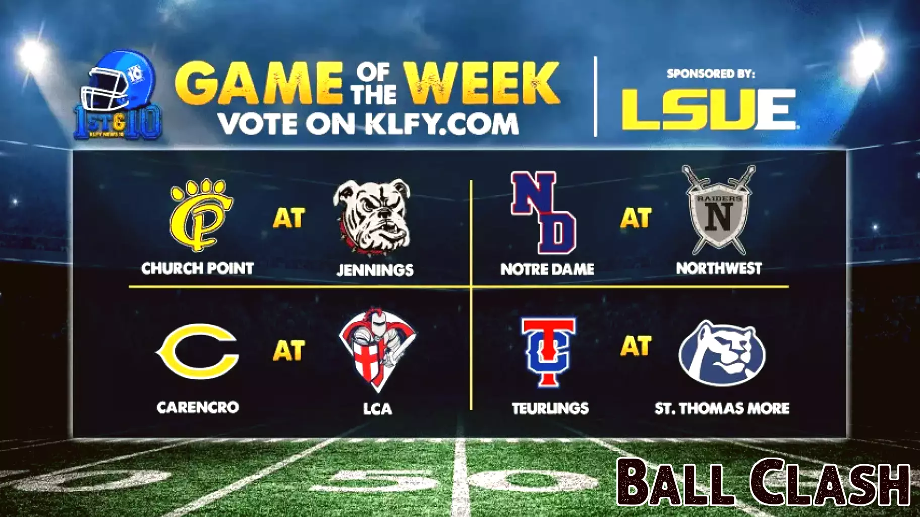 Vote Game of the Week: See Week 1 nominees here