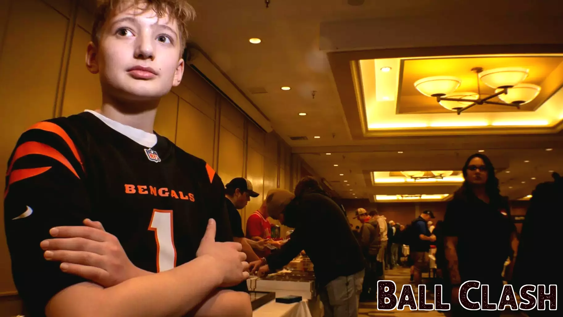 Young Entrepreneur Thrives at Local Sports Card Trade Show