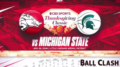 Arkansas, Michigan State Headline 2026 CBS Sports Thanksgiving Classic