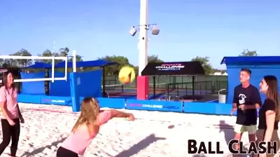 ‘Gulfcoasting’ in the sand: Beach volleyball joins the fun at Sports Challenge America