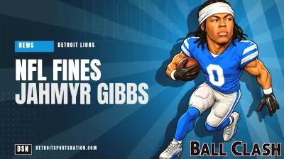 NFL Fines Lions Running Back Jahmyr Gibbs for Helmet Use