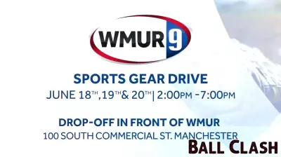 WMUR hosting sports equipment drive ahead of Banana Ball World Tour games in Manchester